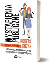 Wystąpienia publiczne4-godzinna sesja coachingowa, która przygotuje Cię do każdego wystąpienia. - Robert Kozak