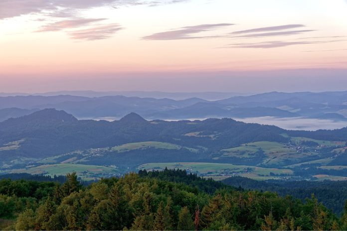 Widok na Pieniny